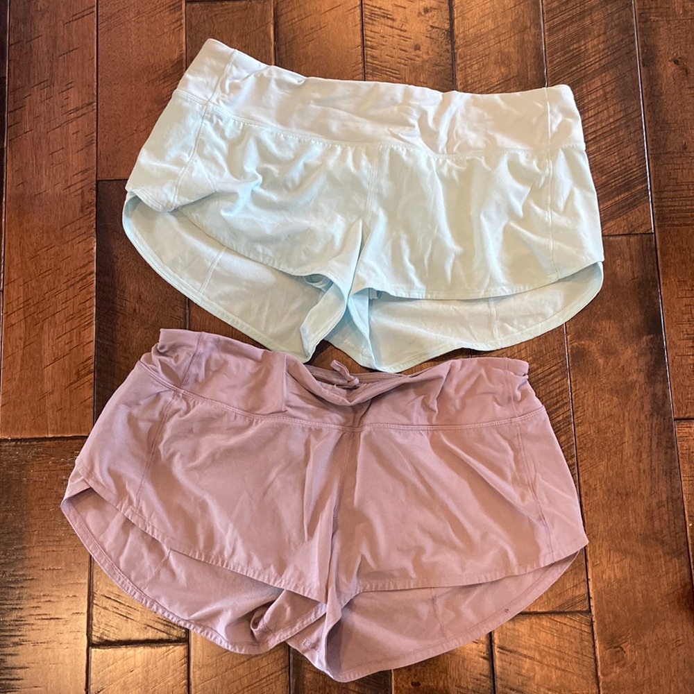 Lululemon Speed Up, size 10, 2.5 inch, set of 2